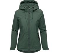 Winterjacke RAGWEAR "Bevin Warm YOUMODO", Damen, Gr. 5XL (50), tannengrün, Obermaterial: 100% Polyester, Innenfutter: 100% Polyester, Wattierung: 100% Polyester, tailliert hüftbedeckend, hoch geschlos