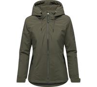 Winterjacke RAGWEAR "Bevin Warm YOUMODO", Damen, Gr. M (38), olivgrün, Obermaterial: 100% Polyester; Innenfutter: 100% Polyester; Wattierung: 100% Polyester, tailliert hüftbedeckend, hoch geschlossene