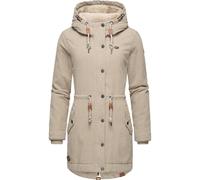 Winterjacke RAGWEAR "Canny Corduroy", Damen, Gr. XXXL(46), beige, Oberstoff: 100% Baumwolle. Futter: 100% Polyester. Wattierung: 100% Polyester, figurumspielend Po-bedeckend, verstellbar Rippstrickbün