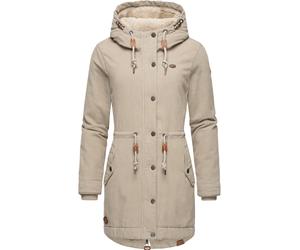 Winterjacke RAGWEAR "Canny Corduroy", Damen, Gr. XXXL(46), beige, Oberstoff: 100% Baumwolle. Futter: 100% Polyester. Wattierung: 100% Polyester, figurumspielend Po-bedeckend, verstellbar Rippstrickbün