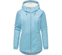 Winterjacke RAGWEAR "Dankka Warm", Damen, Gr. M (38), blau (hellblau), Obermaterial: 100% Polyester. Innenfutter: 100% Polyester. Wattierung: 100% Polyester, Basic, figurumspielend Po-bedeckend, hoch 