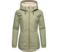 Ragwear Damen warme Winterjacke wasserdicht mit Kapuze Dankka Warm YOUMODO Light Olive Gr. S