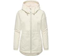 Winterjacke RAGWEAR "Dankka Warm", Damen, Gr. S (36), ecru, Obermaterial: 100% Polyester; Innenfutter: 100% Polyester; Wattierung: 100% Polyester, Basic, figurumspielend Po-bedeckend, hoch geschlossen