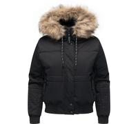 Winterjacke RAGWEAR "Deluxia YOUMODO", Damen, Gr. XL (42), schwarz, Obermaterial: 100% Polyester; Innenfutter: 100% Polyester; Wattierung: 100% Polyester, gerade hüftlang, hoch geschlossener Ausschnit
