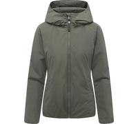 Winterjacke RAGWEAR "Dree Y", Damen, Gr. S (36), grün (schwarz olive), Obermaterial: 100% Polyester. Innenfutter: 100% Polyester. Wattierung: 100% Polyester, tailliert hüftbedeckend, Ärmel ohne Ärmels