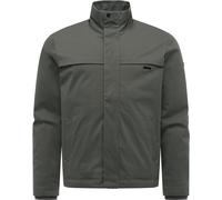 Winterjacke RAGWEAR "Dunore Y", Herren, Gr. M (50), grau (schwarz olive), Obermaterial: 100% Polyester. Innenfutter: 100% Polyester. Wattierung: 100% Polyester, gerade hüftlang, Ärmel ohne Ärmelschlit