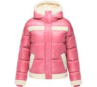 Winterjacke RAGWEAR "Editah Shiny YOUMODO", Damen, Gr. XS (34), rosa, Obermaterial: 100% Polyester; Innenfutter: 100% Polyester; Wattierung: 100% Polyester, oversize hüftlang, hoch geschlossener Aussc
