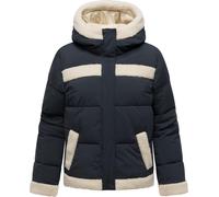 Winterjacke RAGWEAR "Editah YOUMODO", Damen, Gr. M (38), blau (navy), Obermaterial: 100% Polyester. Innenfutter: 100% Polyester. Wattierung: 100% Polyester, oversize hüftlang, hoch geschlossener Aussc