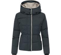 Ragwear Damen wasserdichte Winterjacke warme Steppjacke mit (Abnehmbarer) Kapuze Gleama Melange YOUMODO Dark Grey Gr. XS