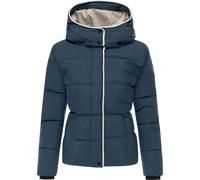 Ragwear Damen wasserdichte Winterjacke warme Steppjacke mit (Abnehmbarer) Kapuze Gleama Melange YOUMODO Navy Gr. XXL