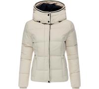 Winterjacke RAGWEAR "Gleama YOUMODO", Damen, Gr. S (36), ecru, Obermaterial: 100% Polyester, Innenfutter: 100% Polyester, Wattierung: 100% Polyester, tailliert hüftlang, hoch geschlossener Ausschnitt,