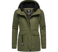 Winterjacke RAGWEAR "Jazmin Remake II Intl.", Damen, Gr. L (40), grün (olivgrün), Obermaterial: 100% Polyester; Futter: 100% Polyester; Wattierung: 100% Polyester, figurumspielend hüftbedeckend, hoch