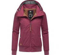 Winterjacke RAGWEAR "Jotty Winter", Damen, Gr. M (38), rot (cherryrot), Außenmaterial: 100% Polyester, Innenfutter: 100% Polyester, Wattierung: 100% Polyester, figurumspielend hüftbedeckend, Ärmel ohn