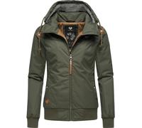 Winterjacke RAGWEAR "Jotty Winter", Damen, Gr. XL (42), gelb (gelbgrün), Außenmaterial: 100% Polyester. Innenfutter: 100% Polyester. Wattierung: 100% Polyester, figurumspielend hüftbedeckend, Ärmel oh