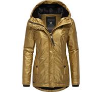 Winterjacke RAGWEAR "Monadde Bling" Gr. L (40), goldfarben Damen Jacken (43928346-L) goldfarben