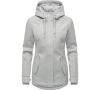 Winterjacke RAGWEAR "Monadde Felt YOUMODO", Damen, Gr. L (40), ash, Obermaterial: 100% Polyester, Innenfutter: 100% Polyester, Wattierung: 100% Polyester, Basic, tailliert Po-bedeckend, hoch geschloss