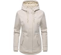 Winterjacke RAGWEAR "Monadde Felt YOUMODO", Damen, Gr. S (36), ecru, Obermaterial: 100% Polyester, Innenfutter: 100% Polyester, Wattierung: 100% Polyester, Basic, tailliert Po-bedeckend, hoch geschlos