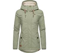Winterjacke RAGWEAR "Monade", Damen, Gr. 5XL (50), grün (grape leaf), Obermaterial: 65% Polyester, 35% Baumwolle. Futter: 100% Polyester. Wattierung: 100% Polyester, figurbetont Po-bedeckend, verstell