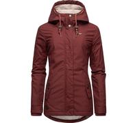 Ragwear Damen warme kurze Winterjacke mit Kapuze Monade Intl Terracotta22 Gr. 5XL