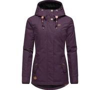 Winterjacke RAGWEAR "Monade", Damen, Gr. S (36), lila (pflaume), Obermaterial: 65% Polyester, 35% Baumwolle. Futter: 100% Polyester. Wattierung: 100% Polyester, figurbetont Po-bedeckend, verstellbar R