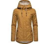 Winterjacke RAGWEAR "Monade" Gr. XL (42), beige (sand) Damen Jacken Lange Winterparka mit Kapuze und m. Fleece gefüttert (20674608-XL)