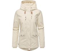 Winterjacke RAGWEAR "Parkker Warm YOUMODO", Damen, Gr. M (38), beige, Obermaterial: 65% Polyester, 35% Baumwolle; Innenfutter: 100% Polyester; Wattierung: 100% Polyester, figurumspielend Po-bedeckend,