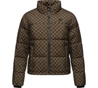 Winterjacke RAGWEAR "Serah Print", Damen, Gr. XXL (44), braun, Außenmaterial: 100% Polyester; Innenfutter: 100% Polyester; Wattierung: 100% Polyester, gerade hüftlang, hoch geschlossener Ausschnitt, Ä