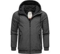 Winterjacke RAGWEAR "Stewie", Herren, Gr. XXL (56), grau (schwarz), Obermaterial: 100% Polyester. Futter: 100% Polyester. Wattierung: 100% Polyester, figurumspielend hüftbedeckend, Ärmel ohne Ärmelsch