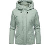 Ragwear Damen warme Winterjacke wasserdicht und atmungsaktiv mit Kapuze Sunniva Warm Dusty Green Gr. XL