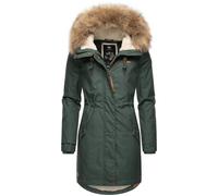 Winterjacke RAGWEAR "Tawny", Damen, Gr. XS (34), grün (tannengrün), Außenmaterial: 65% Polyester, 35% Baumwolle. Innenfutter: 100% Polyester. Wattierung: 100% Polyester, tailliert ca. Mitte Oberschenk
