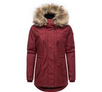 Winterjacke mit abnehmbarem Kunstfell "Tawny Short YOUMODO" Wine Red L