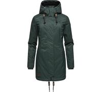 Ragwear Damen Wintermantel Warmer Parka Lang mit Kapuze Tunned YOUMODO Dark Green23 Gr. L