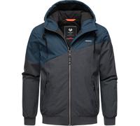 Winterjacke RAGWEAR "Wings", Herren, Gr. L (52), grau (dunkelgrau), Material 1: 65% Polyester, 35% Baumwolle. Material 2: 100% Polyester. Innenfutter: 100% Polyester. Wattierung: 100% Polyester, gerad