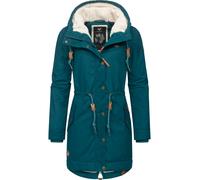 Winterjacke RAGWEAR "YM-Canny" Gr. 4XL (48), grün (dunkelgrün) Damen Jacken (88853546-4XL) dunkelgrün