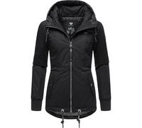Ragwear Damen Winterjacke Outdoorjacke mit Kapuze YM-Danka Black022 Gr. L