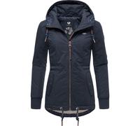 Ragwear Damen Winterjacke Outdoorjacke wasserdicht mit Kapuze YM-Danka Navy022 Gr. M