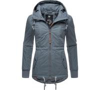 Winterjacke RAGWEAR "YM-Danka" Gr. XXXL (46), grau (kieselgrau) Damen Jacken Winterjacken stylische Winter Outdoorjacke mit Kapuze (32867413-XXXL)