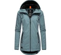 Winterjacke RAGWEAR "Zuzka Winter" Gr. XS (34), blau (graublau) Damen Jacken Lange stylischer Winterparka mit Teddyfleece Innenfutter (42859950-XS)
