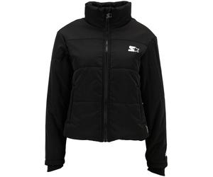 Winterjacke STARTER BLACK LABEL "Starter Black Label Damen Ladies Starter Logo Puffer Jacket", Damen, Gr. XL, schwarz, 100% Polyester, unifarben, normal, amerikanischer Ausschnitt, Jacken Winterjacke 