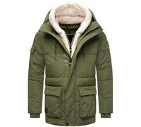 Winterjacke STONE HARBOUR "Lauroo XX", Herren, Gr. L (52), grün (olivgrün), Obermaterial: 100% Polyester. Innenfutter: 100% Polyester. Wattierung: 100% Polyester. Ärmelfutter: 100% Polyester. Kunstpel