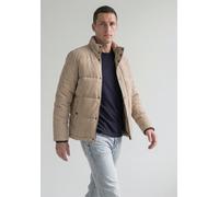 Winterjacke STREET ONE MEN, Herren, Gr. M (40), beige (schwarz sand), Stoff, Oberstoff: 92% Polyester, 8% Polyamid. Futter: 100% Polyester. Füllung: 100% Polyester, unifarben, normal normal, hoch gesc