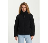 Winterjacke TRUEPRODIGY "Lean F Teddy-Jacke mit Stehkragen und Eingrifftaschen", Damen, Gr. XL, schwarz, Obermaterial: 100% Polyester PES., Jacken Winterjacke (91894414-XL) schwarz