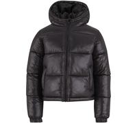 Urban Classics Kinder Winterjacke Shiny Puffer – warm mit Kapuze, glänzend – Gr. 110/116-158/164