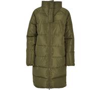 Urban Classics Ladies High Neck Puffer Coat in Gr. S in Olive