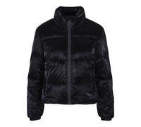 Winterjacke URBAN CLASSICS "Urban Classics Damen Ladies Shark Skin Puffer Jacket", Damen, Gr. L, schwarz, 100% Polyester, unifarben, normal, amerikanischer Ausschnitt, Jacken Winterjacke (67599335-L)