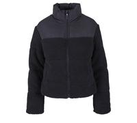 Urban Classics Damen TB6147-Ladies Short Sherpa Mix Puffer Jacket Jacke, Black/Black, M