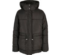Urban Classics Damen Ladies Waisted Puffer Jacket Jacke, Schwarz, M EU