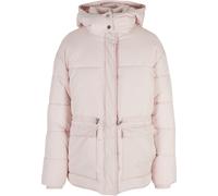 Urban Classics Ladies Waisted Puffer Jacket in Gr. S in Rosa