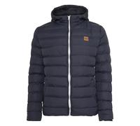 Urban Classics Herren Daunenjacke Jacke Basic Bubble Jacket TB863, Gr. Small, Blau (Navy/White/Navy 496)