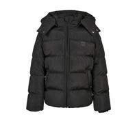 Urban Classics Boys Hooded Puffer Jacket in Gr. 134/140 in Schwarz
